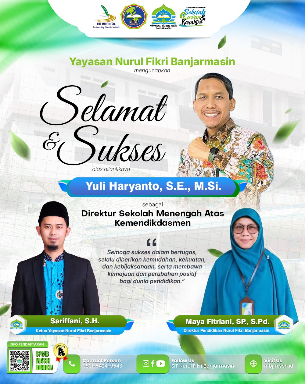Jejak Baru, Asa Pendidikan