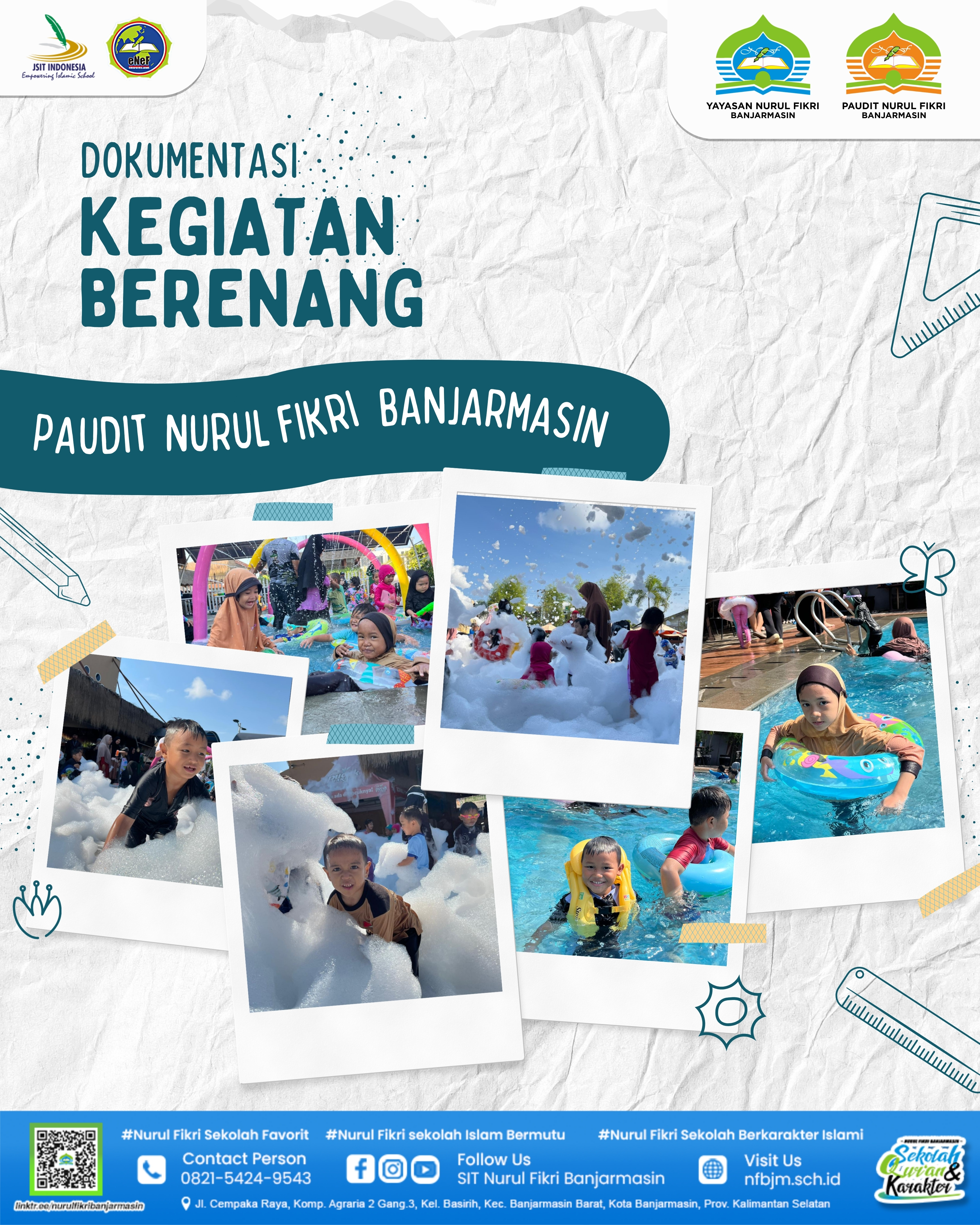 Melatih Keberanian dan Kemandirian Lewat Kegiatan Berenang