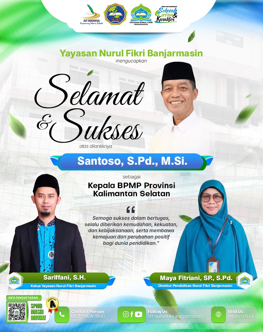 Hadirnya Kepala BPMP Prov. Kalimantan Selatan yang Baru