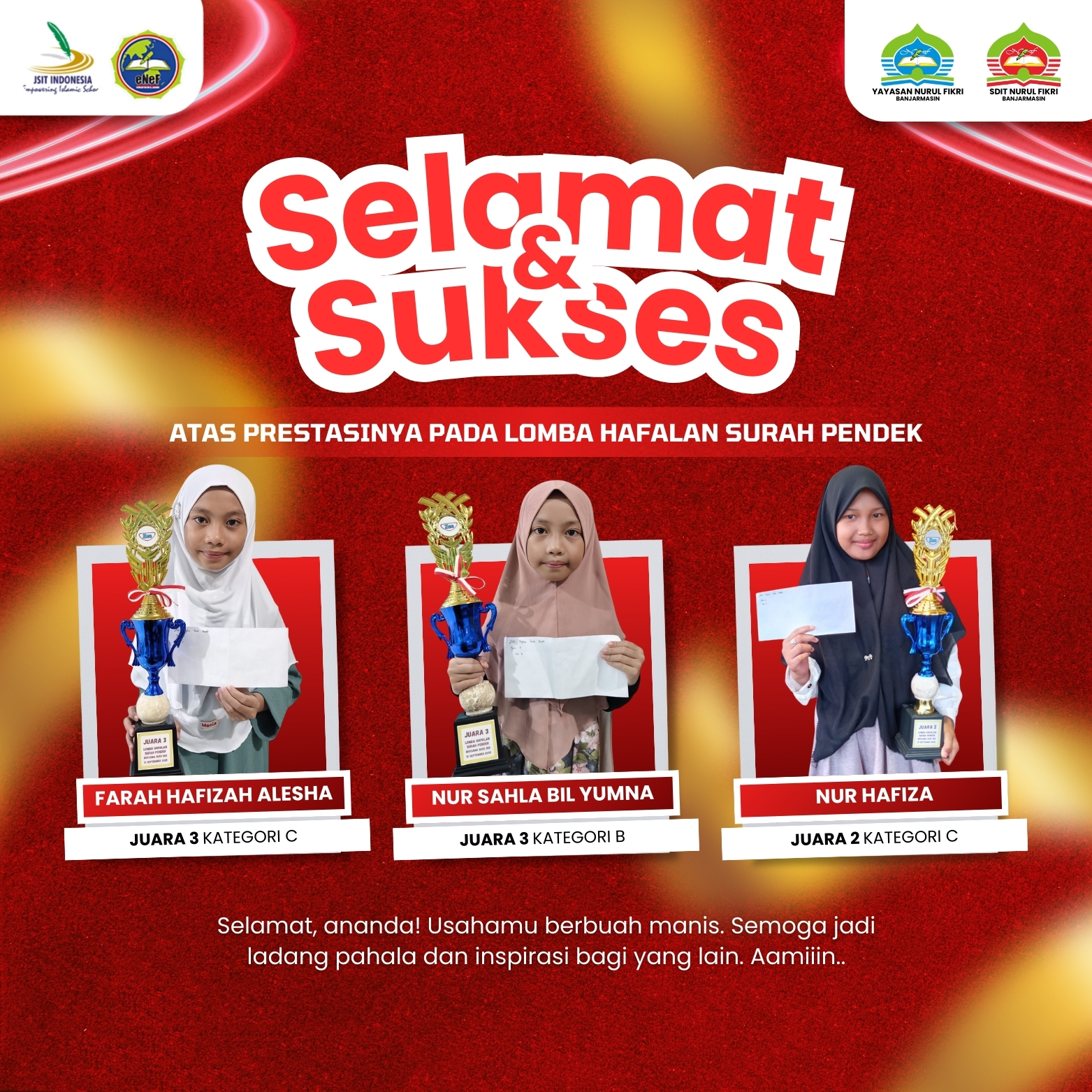 Juara dengan Hafalan, Mulia dengan Al-Qur’an